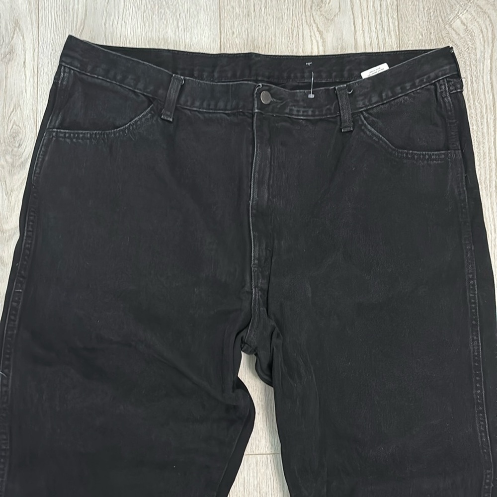 🔥BUNDLE SALE Mens 42/30 Rustler straight regular black jeans